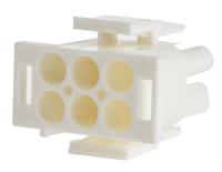 350715-4 TE Connectivity, Universal MATE-N-LOK Male Connector Housing, 6.35mm Pitch, 6 Way, 2 Row