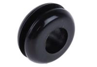 269-1835 RS PRO Black PVC 7.4mm Cable Grommet for Maximum of 5mm Cable Dia.