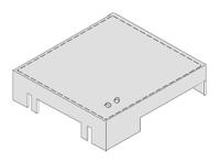 1k199000 Celduc Relay Cover for use with SG9 Series, SGT Series