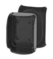 kf1600c HENSEL Black Polycarbonate Junction Box, IP66, IP67, 155 x 92 x 210mm