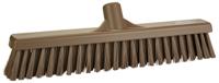 317466 Vikan Broom, Brown With PET Bristles