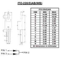 g40h100ctfw DiodesZetex 100 V Rectifier & Schottky Diode Schottky 3-Pin TO-220ABFP G40H100CTFW
