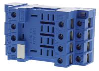 9674sma Finder 96 250V ac DIN Rail Relay Socket, for use with 56.34 Series Relay