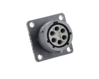 utsx0106s Souriau Sunbank by Eaton Circular Connector, 6 Contacts, Cable, Standard Connector, Socket, Female, IP68, IP69K, UTSX