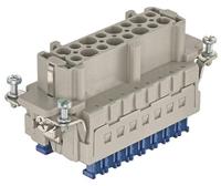 09330162748 HARTING Heavy Duty Power Connector Insert, 16A, Female, Han ES Press Series, 16 Contacts