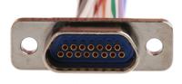 mwdm2l-15s-6e5-18b Glenair MWDM 15 Way D-sub Connector Socket