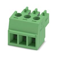 1803581 Phoenix Contact, 3.81mm Pitch, MC 1.5/ 3-ST-3.81, 3 Way, , Pluggable Terminal Block, Plug, Cable Mount, Screw