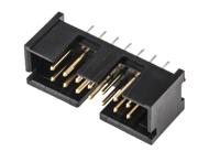 5103308-2 TE Connectivity AMP-LATCH Series Straight Through Hole PCB Header, 14 Contact(s), 2.54 mm Pitch, 2 Row, Shrouded