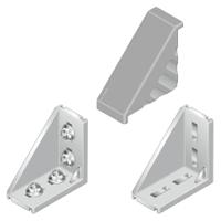 3-842-530-382 Bosch Rexroth M8 Angle Bracket, Connecting Component, Strut Profile 50 mm, Groove Size 10mm