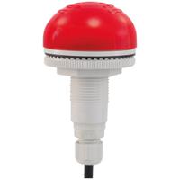 222-2440 RS PRO Red Sounder Beacon, 12 V ac/dc, 24 V ac/dc, IP65, Panel Mount