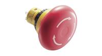 ab6e-4bv02prm Idec X6 Series Emergency Stop Switch, On-Off, Panel Mount, 16.2mm Cutout, 2NC, 250V ac, IP65