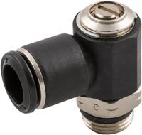 176-1882 RS PRO Threaded Flow Regulator x Push In 8mm Tube Outlet Port