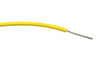 196-4321 RS PRO Yellow 0.75mm² Hook Up Wire, 18 AWG, 24/0.2 mm, 100m, PVC Insulation
