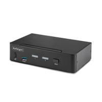 d86a2-2-port-8k-kvm StarTech.com 2 Port USB DisplayPort KVM Switch, 3.5 mm Stereo 7680 x 4320 Maximum Resolution