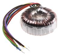 671-9075 RS PRO 115 V ac, 230 V ac, 2 x 9V ac Toroidal Transformer, 30VA 2 Output