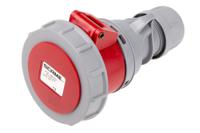 3181647-7 Scame, Optima Seven IP66, IP67 Red Cable Mount 6P + E Industrial Power Socket, Rated At 16A, 415 V
