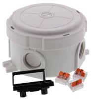 10110635 WISKA Polypropylene Junction Box, IP66, IP67, Ø 82 x 57mm