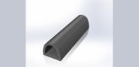 727-6096 RS PRO Black EPDM  Edging Strip, 20m