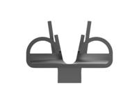 962835-3 TE Connectivity FASTIN-FASTON 375 Black Uninsulated Receptacle Spade Connector, Quick Disconnect Receptacle, 9.53 x