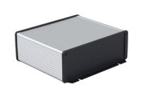 1457n1602bk Hammond 1457 Series Aluminium Enclosure, IP65, Flanged, 6.3 x 4.09 x 2.15in