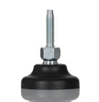 224-5785 RS PRO M6 40mm Dia. Polyamide Adjustable Foot, 500kg Static Load Capacity 30° Tilt Angle