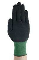 11842050 Ansell HyFlex 11-842 Green Nylon Work Gloves, Size 5, Nitrile Foam Coating