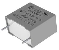 r46kn422040p0m KEMET R46 Polypropylene Film Capacitor, 275V ac, ±20%, 2.2μF, Through Hole