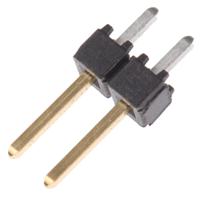 tsw-102-07-l-s Samtec TSW Series Straight Through Hole Pin Header, 2 Contact(s), 2.54 mm Pitch, 1 Row, Unshrouded