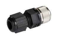 m12a-08bffa-sl8001 Amphenol Industrial Circular Connector, 8 Contacts, Cable, M12 Connector, Socket, Female, IP68, M Series