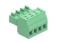 395005004 Molex 39500 Series Pluggable Terminal Block, 3-Contact, 3.5 mm Pitch, 1-Row