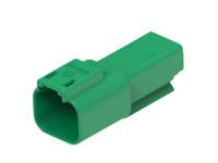 dt04-2p-tn03 TE Connectivity, DT04-2P Automotive Connector Plug Green Cable 2 Way, Cable Termination DT04-2P-TN03