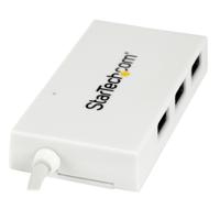 hb30c3a1cfbw StarTech.com 4 Port USB 3.0 USB A, USB C  Hub, USB Powered, 75 x 40 x 13mm