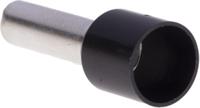 157-1266 RS PRO Insulated Crimp Bootlace Ferrule, 12mm Pin Length, 3.5mm Pin Diameter, 6mm² Wire Size, Black