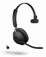 26599-899-899 Jabra Evolve2 65 Black Wireless Bluetooth On Ear Headset