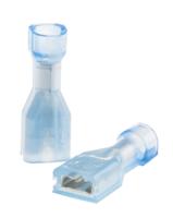 3-520412-2 TE Connectivity Ultra-Fast Plus .187 Blue Insulated Female Spade Connector, Receptacle, 4.75 x 0.81mm Tab Size, 1.3mm²