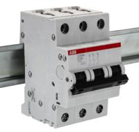 2cds273001r0501-s203m-d50 ABB System Pro M Compact S200M MCB, 3P, 50A Curve D, 400V AC, 15 kA Breaking Capacity