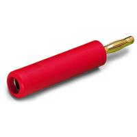 210-297 WAGO Red Male Test Plug, 2mm Connector, Plug-In Termination