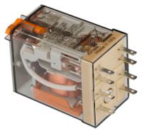 553281200040 Finder Plug In Relay, 120V ac Coil, 10A Switching Current, DPDT