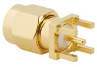 901-9895-rfx Amphenol RF, Plug PCB Mount SMA Connector, 50Ω, Solder Termination, Straight Body