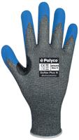dpn08 Polyco Healthline Dyflex Grey Nitrile Nitrile Work Gloves, Size 8, Nitrile Foam Coating