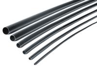 315-13004-ta37-12-4-po-x-bk HellermannTyton Adhesive Lined Heat Shrink Tubing, Black 12mm Sleeve Dia. x 1.2m Length 3:1 Ratio, TA37 Series
