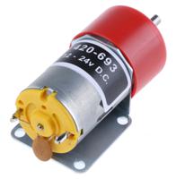 420-693 RS PRO Brushed Geared DC Geared Motor, 1.3 W, 12 V dc, 12 Ncm, 27 rpm, 4mm Shaft Diameter