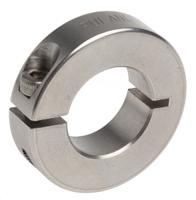 encl30-16mm-ss Ruland Shaft Collar, One Piece, Clamp Screw, Bore 16mm, OD 30mm, W 8mm, Stainless Steel