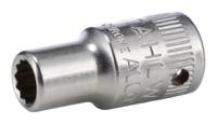 01030005 STAHLWILLE 1/4 in Drive 5mm Standard Socket, 12 point, 23 mm Overall Length