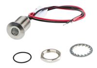 139-3373 RS PRO Yellow Panel Mount Indicator, 21.6 → 26.4V dc, 10mm Mounting Hole Size, Lead Wires Termination, IP67