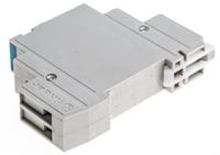 222290124000 Finder DIN Rail Power Relay, 12V dc Coil, 20A Switching Current, DPST