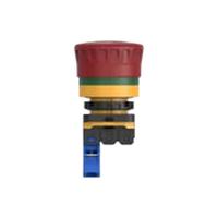 pbes22n10r TE Connectivity PBES22 Series Emergency Stop Push Button, Panel Mount, 22.3mm Cutout, 1NO, IP20, IP65