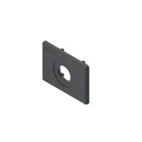 3842548803 Bosch Rexroth Black Polypropylene Cover Cap, 45 x 60 mm Strut Profile, 10mm Groove