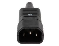 47320000 Schurter C14 Cable Mount IEC Connector Male, 10A, 250 V