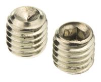 187-0822 Plain Stainless Steel Hex Socket Set M8 x 8mm Grub Screw